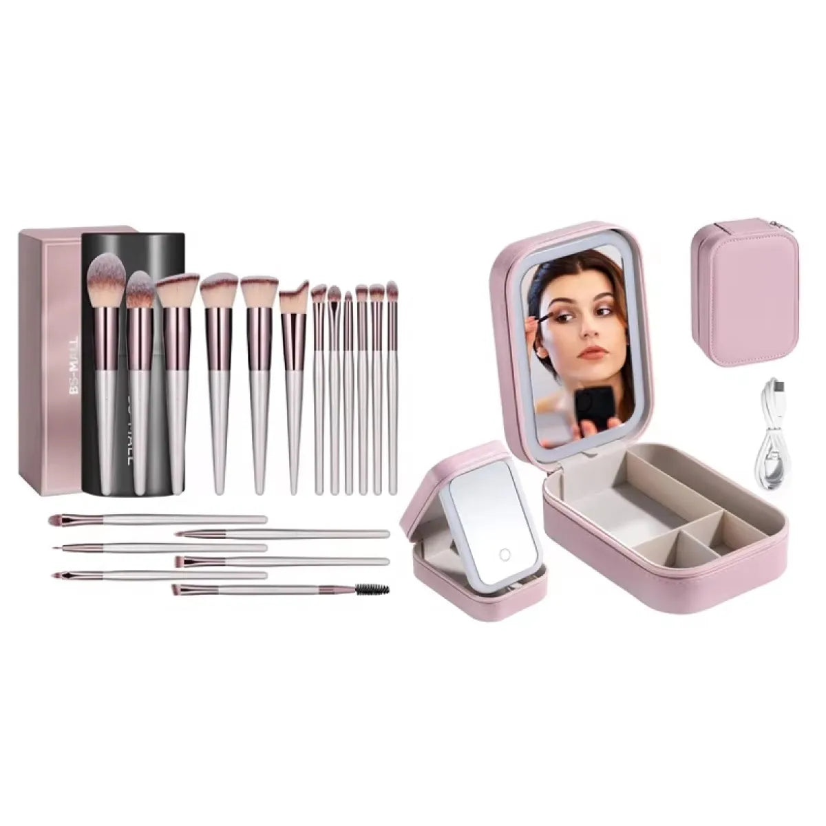 Makeup Brush Set with Case