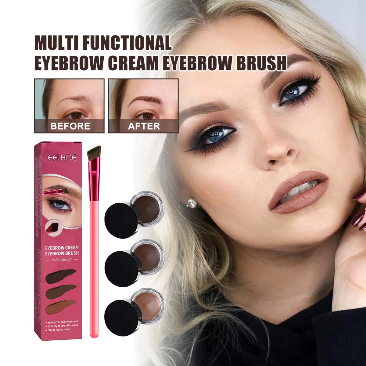 Multi-functional Eyebrow Brush Set