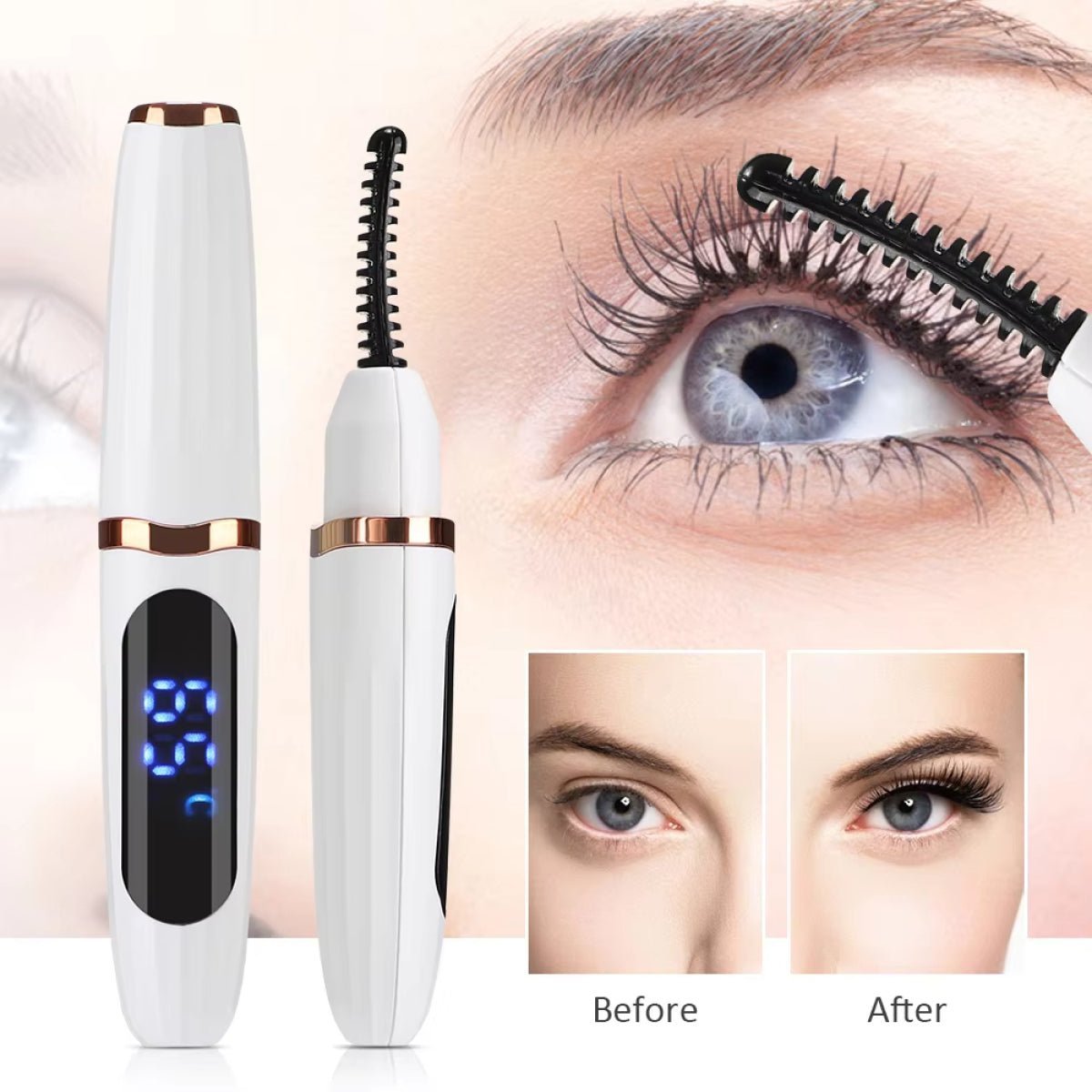 Rechargeable Heated Eyelash Curler