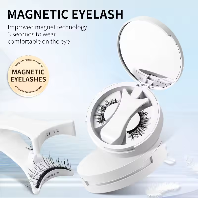 Magnetic False Eyelashes Integrated Storage Box Glue-free