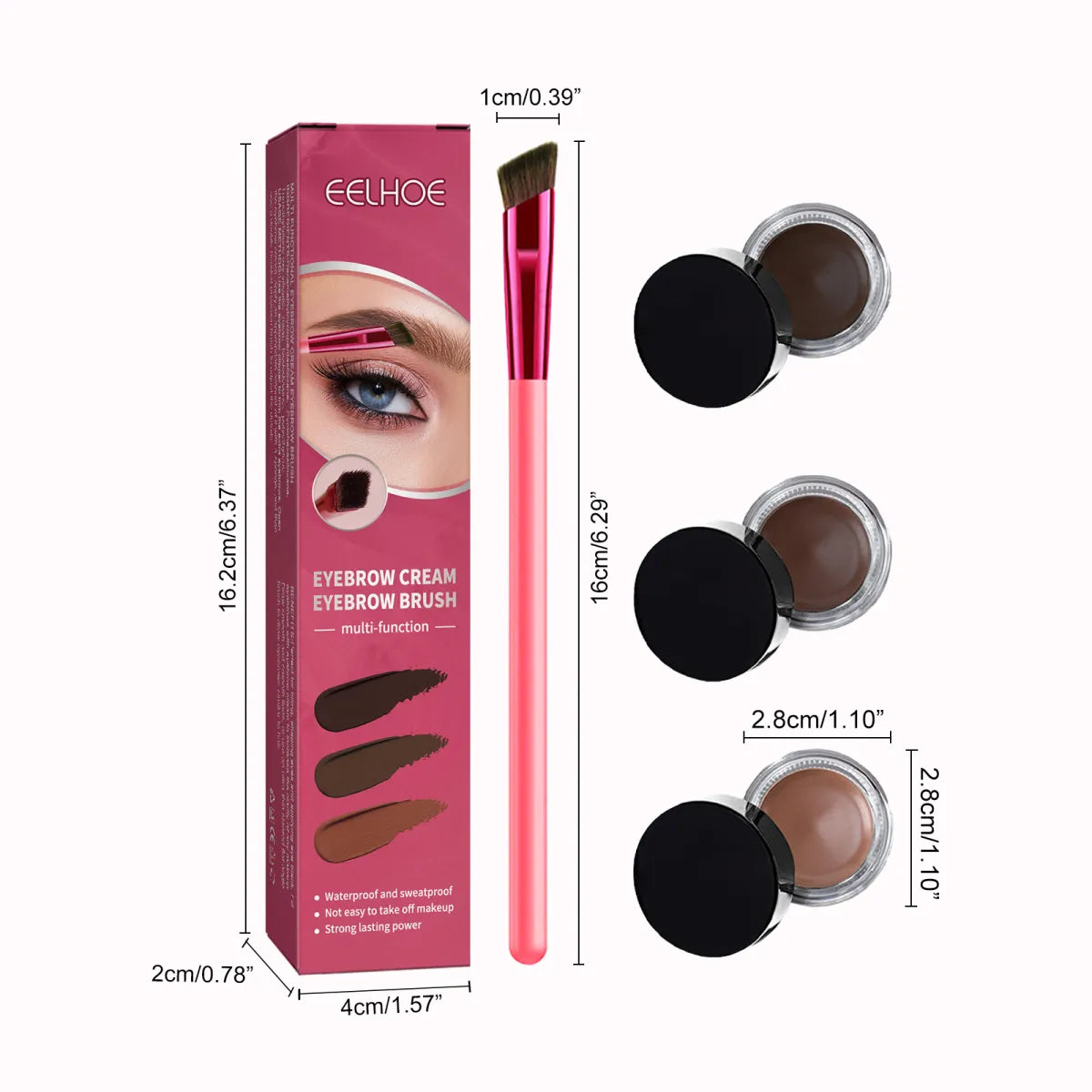 Multi-functional Eyebrow Brush Set